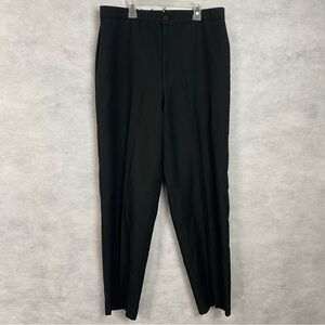 Vintage Women's Levi's Bend Over Slacks Pants 34x30.5 1970s Black Polyester Flaw